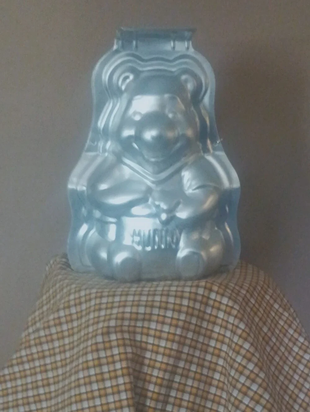 2- Vintage Aluminum Wilton Industries Winnie The Pooh Cake Molds